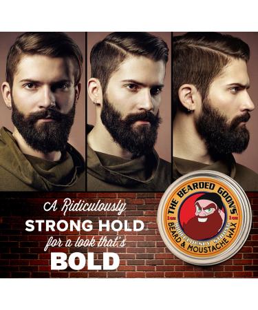 Bearded Goons 1oz Ridiculously Strong Beard & Handlebar Mustache Wax - Buy Online on GoSupps.com