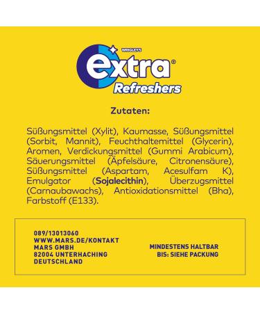 EXTRA REFRESHERS Can - Tropical Flavor 6x35 Pieces | International Shipping Available - Buy Online on GoSupps.com