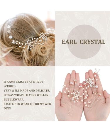 40-Piece Wedding Pearl & Rhinestone Hair Pins Set for Brides & Bridesmaids - Buy Online on GoSupps.com