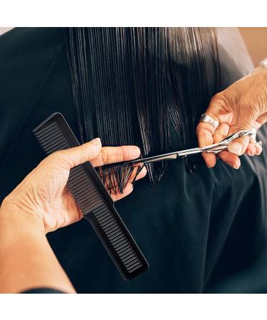 10-Piece Fine Tooth Hair Cutting Comb Set for Salon-Quality Styling (Black, White, Pink) - Buy Online on GoSupps.com