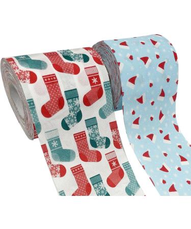 Christmas Toilet Paper Soft Printed Toilet Paper | Household Decorations with Christmas Hat Patterns Novelty for Boys and Girls - Buy Online on GoSupps.com