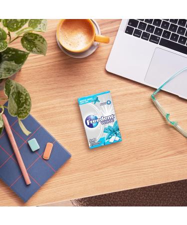  Freedent FREEDENT WHITE - Mild Mint Chewing Gum - Sugar Free - 5 x 10 pieces - 70g - Buy Online on GoSupps.com