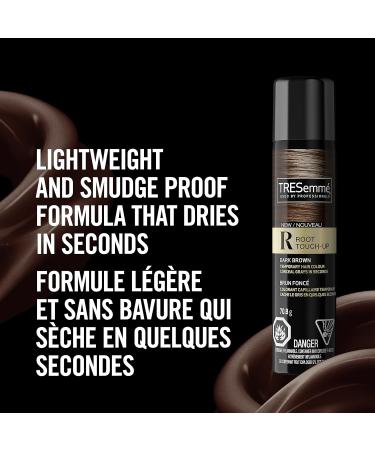 TRESemm Root Touch-Up Hair Spray conceals greys in seconds for dark brown hair temporary hair colour in an aerosol spray 70.8 g - Buy Online on GoSupps.com