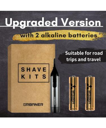 URBANER Battery Operated Waterproof Eyebrow Trimmer for Men Compact Electric Beard Razor Portable Facial Hair Clipper Safe Blade Lightweight Gifts MB-062 - Buy Online on GoSupps.com