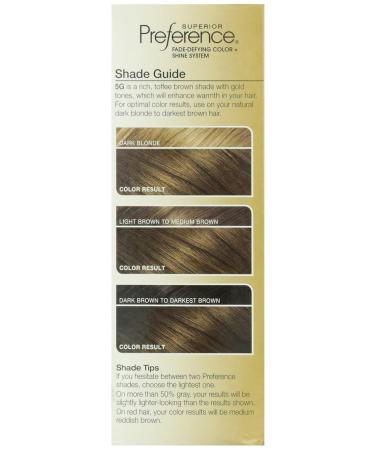 L'Oreal Preference #5G Golden Brown Hair Color - 1 ct | International Shipping Available - Buy Online on GoSupps.com