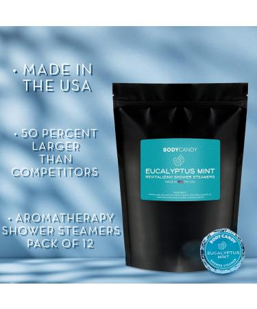 Handmade in USA Extra Large Aromatherapy Shower Steamers 12 Pack - Relaxation Bath Gifts for Women and Men - Essential Oil Shower Tablets - Buy Online on GoSupps.com