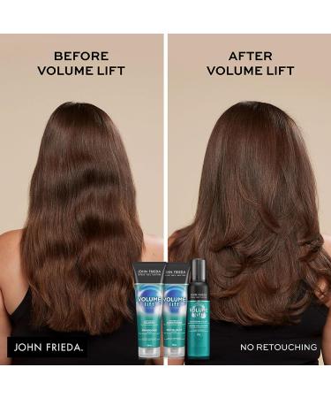 John Frieda Volume Lift Volumizing Mousse Duo for lightweight Fuller Styled Hair | Phthalate-Free Formula Cruelty Free (Pack of 2) - Buy Online on GoSupps.com
