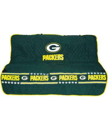 NFL Green Bay Packers Car Seat Cover | Waterproof Non-Slip Pet Seat Protector 55 x 50 Inches - Buy Online on GoSupps.com