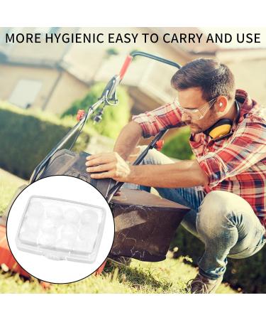 24 Pcs Silicone Ear Plugs - Soft Noise Cancelling Earplugs for Sleeping Travel Swimming Concerts & More - Blue/Clear - Buy Online on GoSupps.com