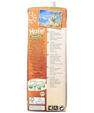 Buy Natumi Gluten Free Unsweetened Oat Drink - Organic Vegan Milk Substitute 1 L (Pack of 10) - International Shipping Available - Buy Online on GoSupps.com