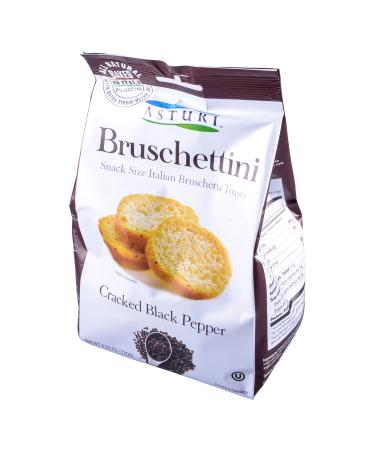 Asturi Bruschettini Cracked Black Pepper 4.23 Ounce