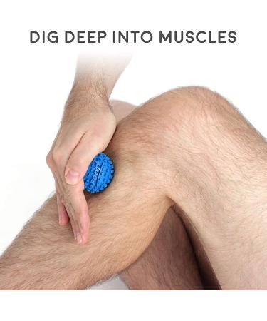 Body Back Foot Star Massager Ball and Plantar Fasciitis Roller - Blue - Soothe Foot Stress and Discomfort - Buy Online on GoSupps.com