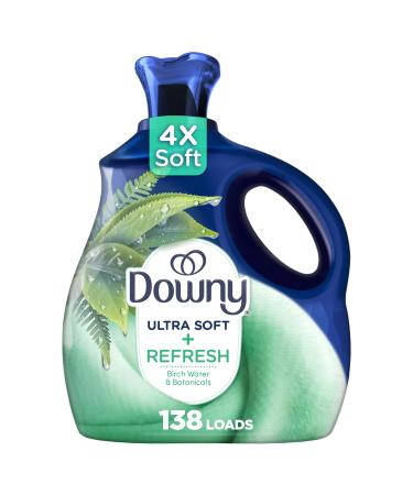 Downy Ultra Soft Fabric Softener Liquid Refresh Birch Water and Botanicals 93 fl oz 138 Loads
