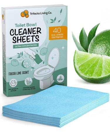 Buy Eco-Friendly Toilet Cleaner Sheets - 40 Strips | International Shipping - Buy Online on GoSupps.com