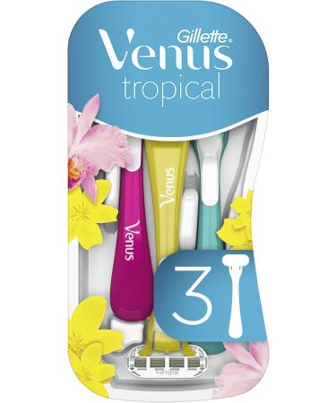 Buy Gillette Venus Smooth Sensitive Razor for Women | 3 Comfort Blades + Tropical Disposable Razors | Best Mother's Day Gift - Buy Online on GoSupps.com