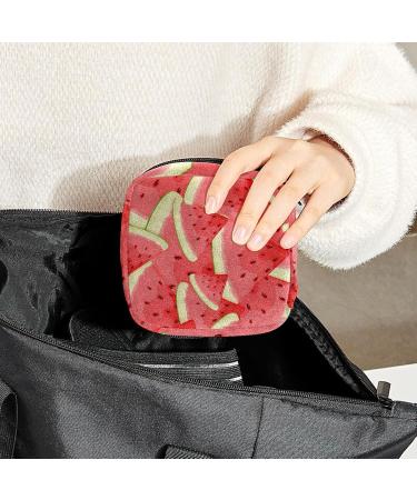 Women's Bonds Storage Pockets Stillpad Watermelon Portable Period Kit Bag | Feminine Product Organizer for Girls - Buy Online on GoSupps.com