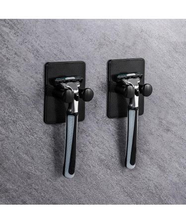 Cabilock 6-Piece Waterproof Shaver Holder Set - Adjustable Wall Bracket & Self-Adhesive Razor Hooks for Shower - International Shipping Available - Buy Online on GoSupps.com