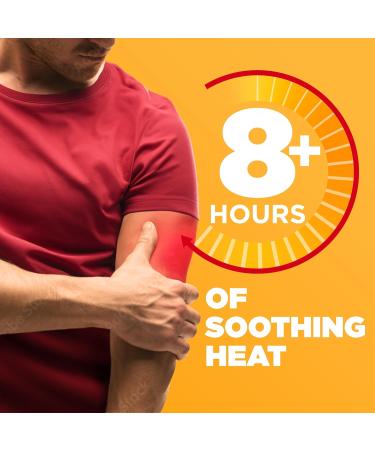 ThermaCare Portable Heating Pad - Muscle Pain Relief Patches | Multi-Purpose Heat Wraps for Neck Knee & Back - 8 Count - Buy Online on GoSupps.com