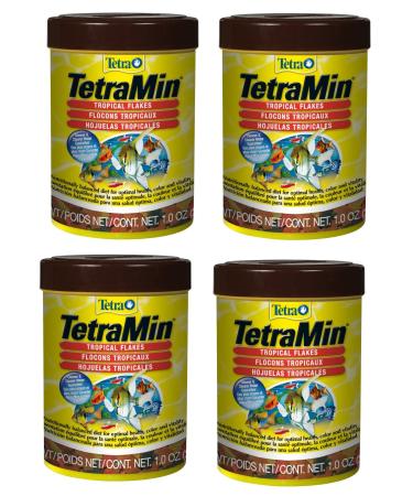 Tetra 77801-04 Min Tropical Flakes 4Pack (1.0-Ounce)