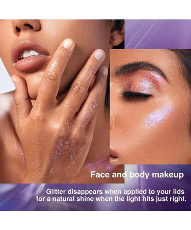 Liquid Chunky Shimmer Body Glitter Gel 4 Color Sequins Glitter Gel for Face Hair and Body Makeup  Long Lasting and Waterproof Liquid Sequins Glitter for Women and Girls.(01) L01 - Buy Online on GoSupps.com