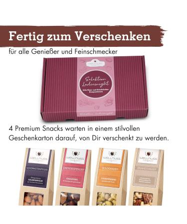 Wellnuss Ladiesnight Premium Vegan Gift Set for Women | Best of Nuts - 4 Delicious Nuss-Snacks | Perfect Gift for Girlfriend Mother Sister - Buy Online on GoSupps.com
