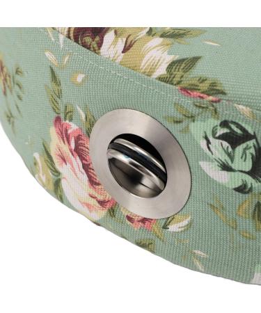 Buy Household Moxa Board - Comfortable Adjustable Moxibustion Pillow with Magnet for Meditation - Stable and Smoke-Controlled (Flower Green) - Buy Online on GoSupps.com