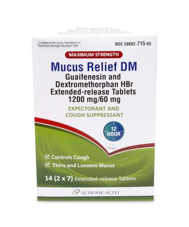 Aurohealth Maximum Strength Mucus Relief DM