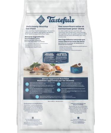 Blue Buffalo Healthy Growth Natural Kitten Dry Cat Food Chicken And Brown Rice 3.1kg bag Medium Bag Kiteen - Buy Online on GoSupps.com