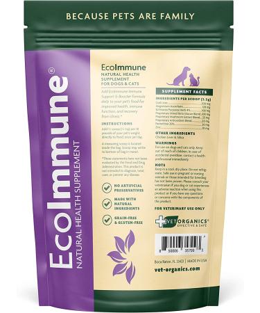 Vet Organics EcoImmune - Natural Immune Support Supplement for Dogs & Cats (4 oz) - Buy Online on GoSupps.com