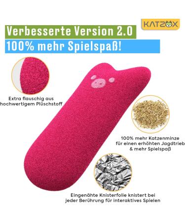 Katzox Premium Katzenkissen 2020 | Bite & Scratch-Resistant Cat Pillows | Cat Mint Cat Accessories | International Shipping Available - Buy Online on GoSupps.com