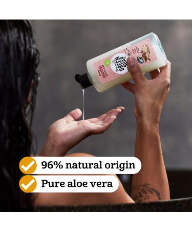 Marcel's Green Soap - Shampoo - Vanilla and Cherry Blossom Scent Enriched with Natural Oils 97% Natural 98% Biodegradable Vegan 300ml - Gentle Care for Hair and Planet - Buy Online on GoSupps.com