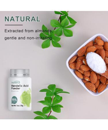 Mandelic Acid Powder 1OZ 99.9% Pure Cosmetic Grade for DIY Serums Peels & Creams Natural Moisturizer (Pack of 1 - Buy Online on GoSupps.com