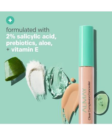 Almay Clear Complexion Acne & Blemish Spot Treatment Concealer with Salicylic Acid - Full Coverage, Lightweight Formula for Sensitive Skin - Hypoallergenic, Fragrance-Free (200 Light/Medium, 0.3 fl oz) - NEW - Buy Online on GoSupps.com