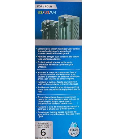 Fluval BioMax Organic Rings - Complex Bacterial Filter Media for U2 U3 U4 - 110g (1-Pack) - Enhance Aquarium Filtration - Buy Online on GoSupps.com