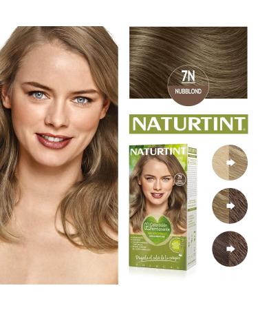 Natureint Biobased Hair Color 7N Nubblond | Ammonia-Free | 170ml | High Natural Ingredients - Buy Online on GoSupps.com