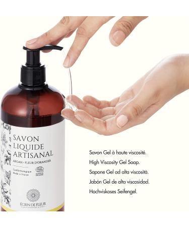  CRIN DE FLEUR Ecrin De Fleur - Certified Organic Almond Liquid Soap Hands & Body 1x500ml - Buy Online on GoSupps.com