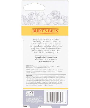 Burt's Bees Detoxifying Clay Mask - Unisex 0.57 oz | Shop Internationally for Natural Skincare - Buy Online on GoSupps.com