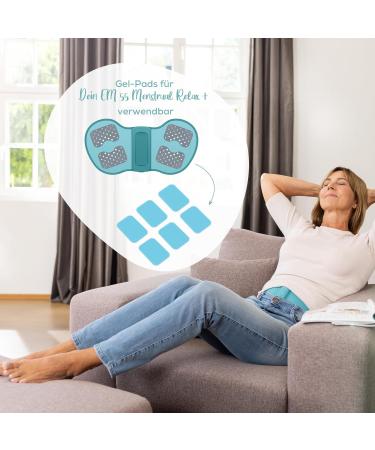 Beurer EM55 Menstrual Relax+ Gel Pads | Includes 6 Self-Adhesive Electrode Pads | Electrode Replacement Set EM55 Menstrual Relax+ Electrode Replacement Set - Buy Online on GoSupps.com