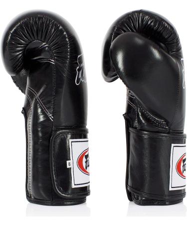 Fairtex BGV5 Boxing Gloves - Super Sparring Gloves for Kickboxing, Muay Thai, MMA | Black 16 oz - Buy Online on GoSupps.com