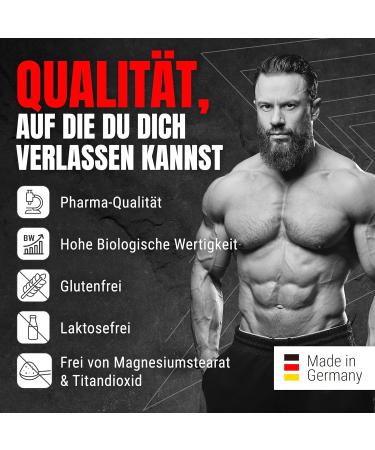 Powerstar Egg Amino - Pure Egg Albumin 500 Tablets | Muscle Building Amino Acids | Lactose & Gluten Free | High Biological Value | German Quality - Buy Online on GoSupps.com