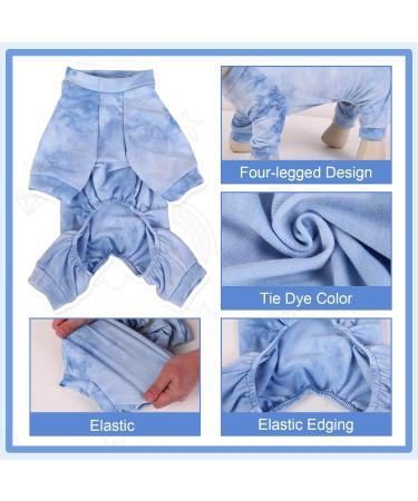 Blue Dog Sweater with Legs - Cotton Pajamas & Windproof Coat for Small/Medium Dogs (Size S) - Warm Puppy Jacket - Buy Online on GoSupps.com