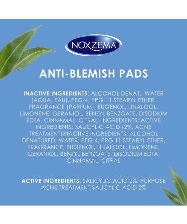Noxzema Ultimate Clear Face Pads - 90 Count Pack of 6 | Anti-Acne & Anti-Blemish Formula with Over 60% Alcohol - Buy Online on GoSupps.com