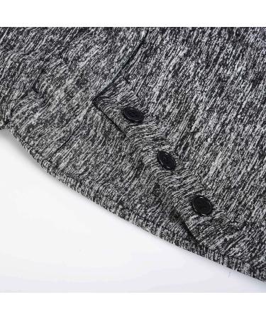 Women's High Waisted Baggy Sweatpants with Drawstring and Pockets - Dark Gray, XXL - Buy Online on GoSupps.com