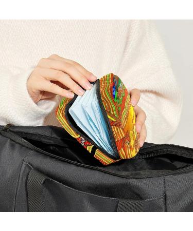 GIAPB Period Bag: African Woman Color Travel Makeup and Sanitary Napkin Storage Pouch (Color492) - Buy Online on GoSupps.com