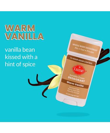 Lume Natural Deodorant Stick 2.2oz - Aluminum and Baking Soda Free - Hypoallergenic Warm Vanilla Scent - Safe for Sensitive Skin - Buy Online on GoSupps.com
