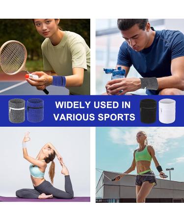 Ouligay 4 Pack Welding Tape Wristbands - Zipper Sweatband & Pocket for Fitness Jogging Running & Cycling - Buy Online on GoSupps.com