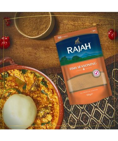 Rajah Spices Fish Seasoning Powder Rub (400g) - Enhance Flavor and Aroma - Buy Online on GoSupps.com