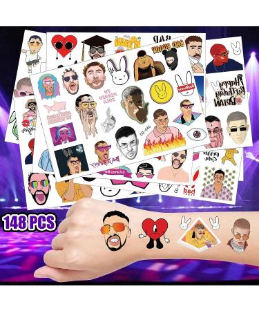 Bunny Temporary Tattoos - 8 Sheets, Party Favors & Decorations - Buy Online on GoSupps.com