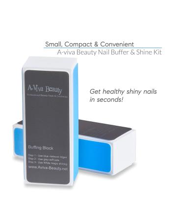 A-viva Beauty 4 Way Shine Nail Buffer Block (3 Pack) - Nail Care Essential - Buy Online on GoSupps.com