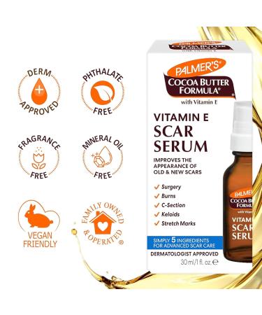 Palmer's Cocoa Butter Formula Scar Serum 1 oz (Pack of 4) - Buy Online on GoSupps.com